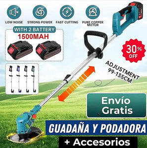 ORIGINAL GUADAÑA PORTÁTIL 3 EN 1 + GAFAS GRATIS